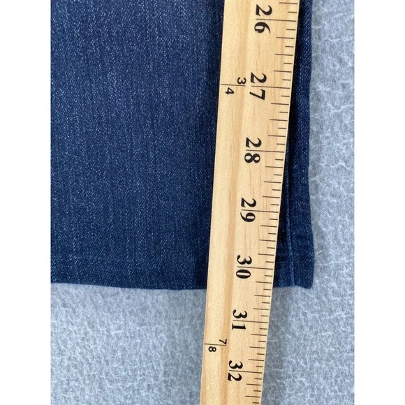 NYDJ Women's Billie Mini Bootcut Size 4 Dark Wash Mid Rise Lift Tuck Casual - Picture 4 of 12